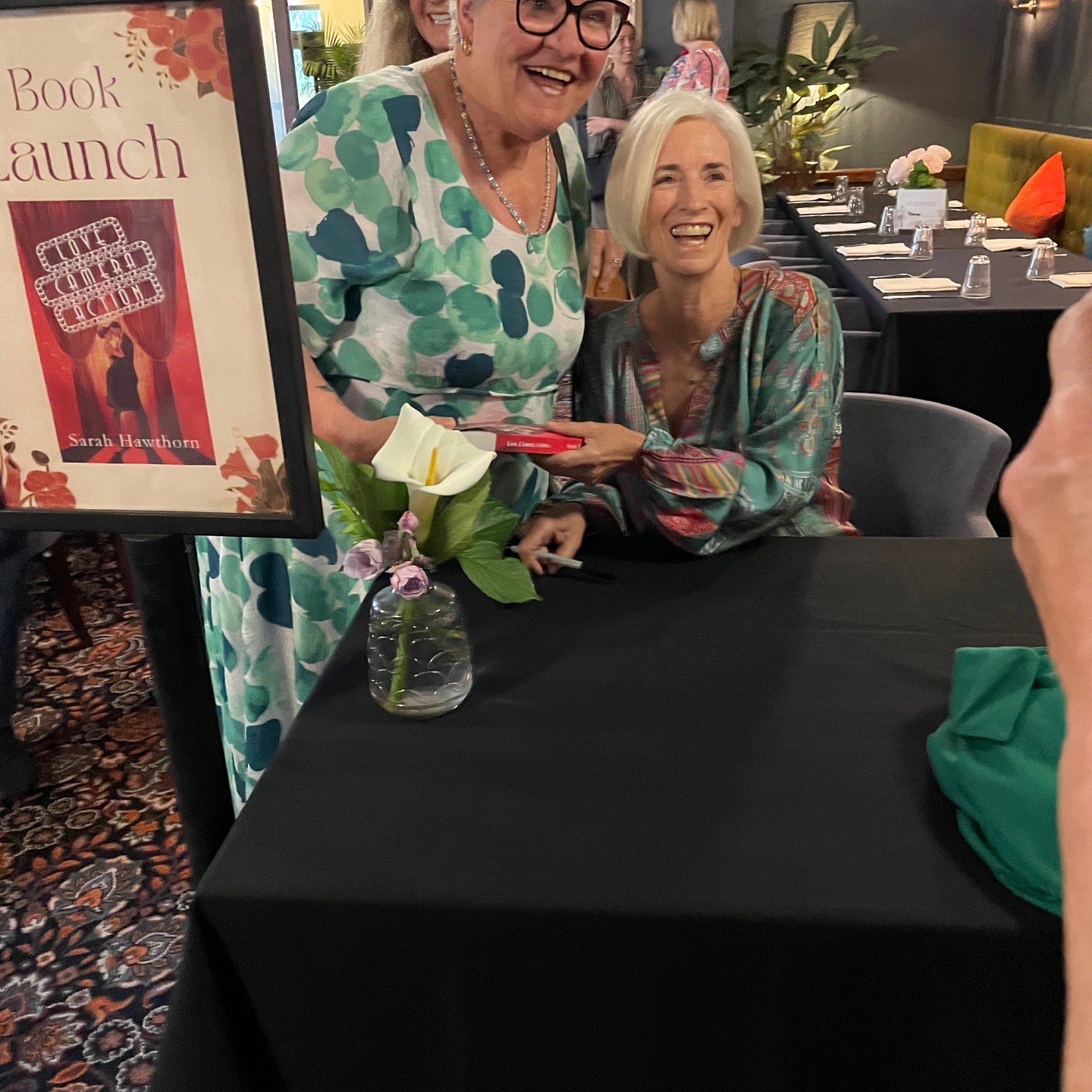 We had a lot of fun launching this baby! Thanks to @dean_carey_sydney and Miranda Lean for making it a great night. Love. Camera. Action is now official! @literary__wanderlust @thebookshopbowral @dormiehouse #newrelease #romanticcomedybook #uplit