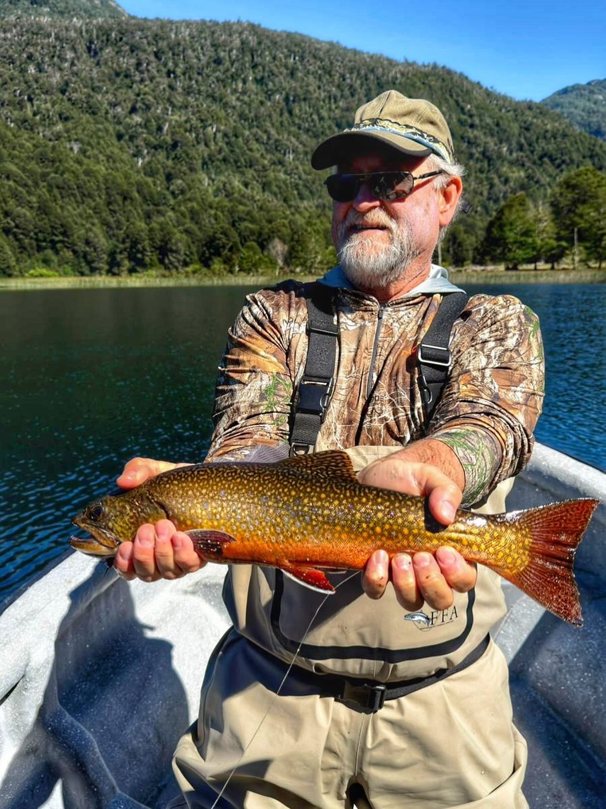 La recompensa después de un buen día de Helifishing . Trucha Fontinalis salvaje, colores intactos y esa pelea que todavía vibra en las manos.
Pesca con mosca en su esencia. #🎣
#riopuelo #helifishing #fontinalisflyfishing #barracolodge