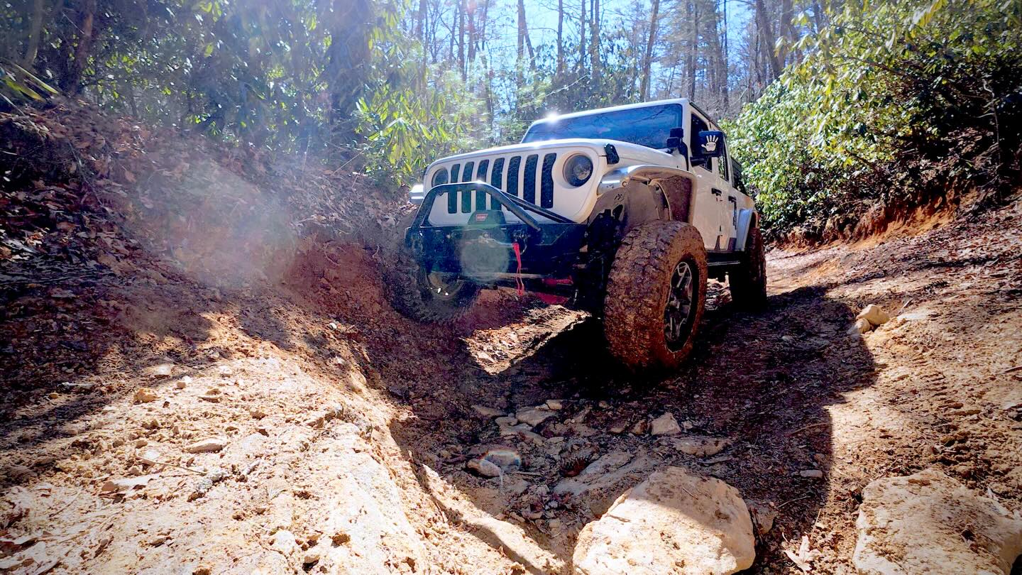 Out exploring the North Georgia mountains again and it was a solid day on the trail.
Me and English working our way through the trees, easing over some washed-out sections and flexing through the crevices like they’re supposed to. Nothing wild, just real trail riding where you’ve got to slow down, pick your line, and let the suspension do its job.
That’s the kind of stuff I enjoy most… being out in the mountains with good people and capable rigs, just seeing where the trail takes us.
If you want to ride along with us on this one, you can join the full adventure over on the Road Rash Off Road YouTube channel.