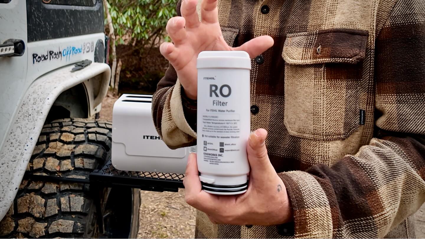 Out here, water isn’t just a convenience… it’s survival.
When you’re miles off-grid, having clean, drinkable water you can trust makes all the difference. That’s why I’ve been putting the ITEHIL system to the test. The reverse osmosis filter and hybrid filter combo gives you serious peace of mind, taking questionable water sources and turning them into something safe and ready to drink.
Whether you’re overlanding deep in the backcountry, posted up at camp, or living that van life, having reliable, accessible water on demand is a total game changer.
👉 If you’re looking to upgrade your off-grid setup:
Use code ROADRASH to save 20% at checkout.
Stay out longer. Go further. Drink with confidence. 💧🤙