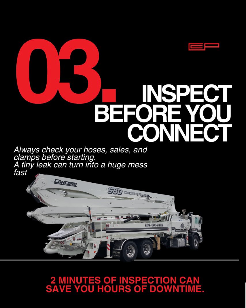 Not all downtime is unavoidable. Most of it is preventable. ⚠️
3 simple habits every concrete pump operator should live by:
✔️ Level before you pump
✔️ Clean like a pro
✔️ Inspect before you connect
Small details make a big difference on the job site.
Stay sharp. Stay efficient. Stay ahead.
📞 Need support or parts? Call us: 604-319-7867
#constructionlife #pumpoperator #heavyequipment #jobsitesafety #concretework