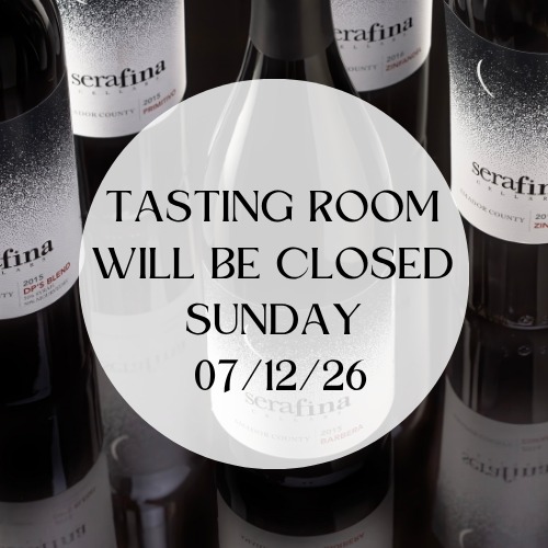 The tasting room will be closed this Sunday 07/12/26.
No worries all is well.